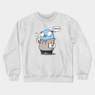 Golang Gopher Developer and His Soul Crewneck Sweatshirt